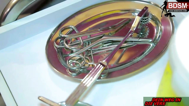 Dominant German Mistress Inflicts Painful Punishments on Submissive Slave