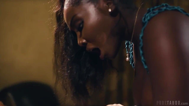 Hot Ebony Star Osa Loves Getting Plowed By Her White Lover's Giant Cock