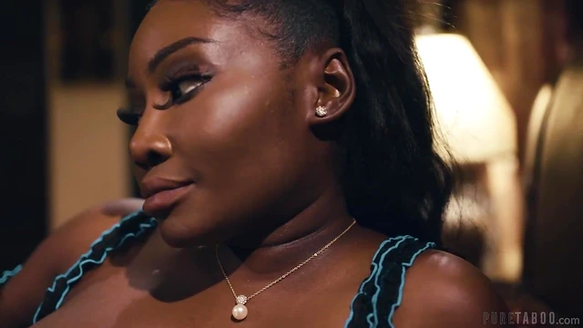 Hot Ebony Star Osa Loves Getting Plowed By Her White Lover's Giant Cock