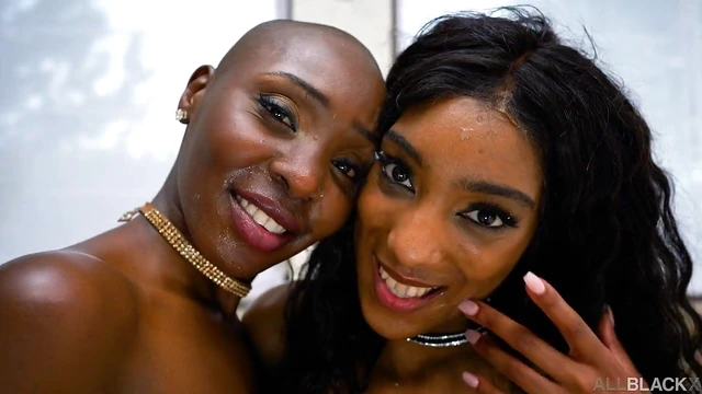 Zaawadi & Asia Rae Share One Huge Black Cock Together Hotly