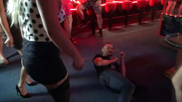 Disco Kick Pig Parties Hard With Wild Sex Orgies In The Club