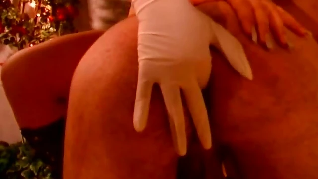 Mistress Saskia's Boot Licking & Spanking Before Pegging Orgasm