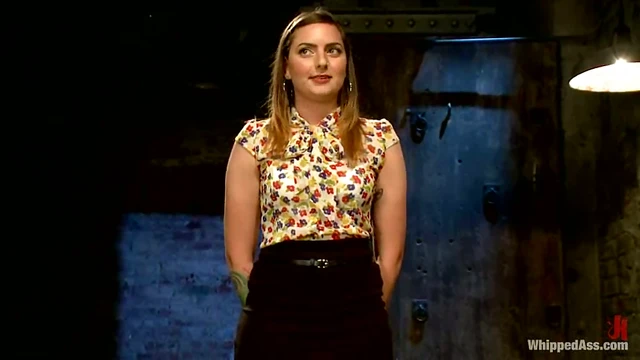 Lesbian Domina Uses Ropes & Strap-On for Hot BDSM Pleasure Play