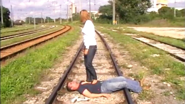 Seductive Ladies in Tall Boots Strangle Submissive Slaves Passionately