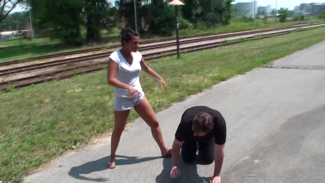 Diabolical Submissive Joschi Kicked and Fucked by Dominant Mistress