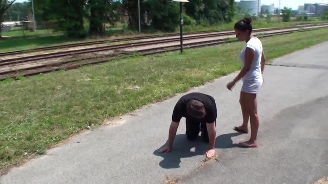 Diabolical Submissive Joschi Kicked and Fucked by Dominant Mistress