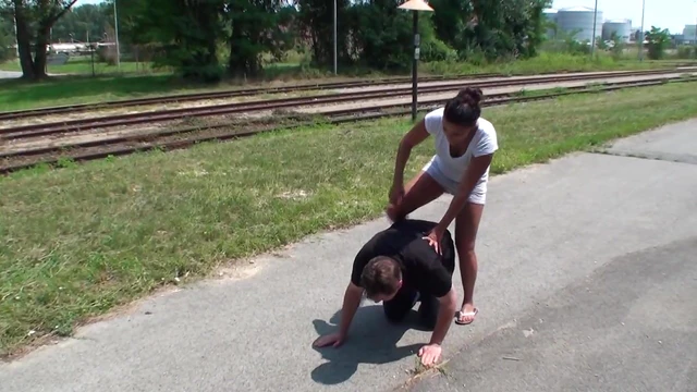 Diabolical Submissive Joschi Kicked and Fucked by Dominant Mistress