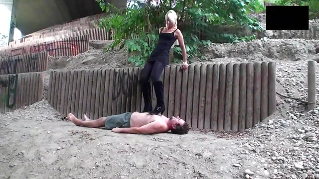 Princess Paris Dominates by Trampling Her Submissive Victim's Ego