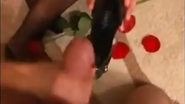 Lingerie Mistress Forces Cum Slave Worship Her High Heels Seductively