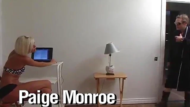 Blonde Domination: Seductive Lady in Stilettos Leads Him Wildly Aroused