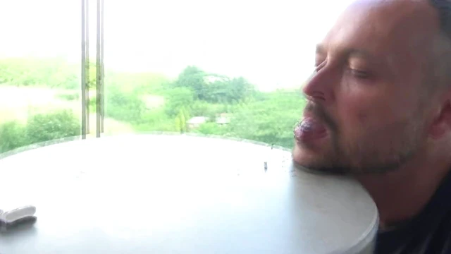 Human Ashtray Submits Fully, Devouring Cigarette Butts Intensely