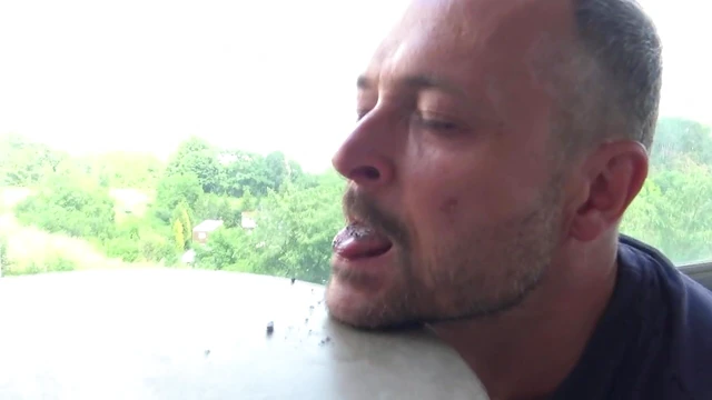 Human Ashtray Submits Fully, Devouring Cigarette Butts Intensely