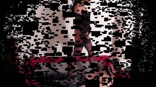 Sexy Fishnets Trampling Thrills: Barefoot Goddess Dominates Submissive Victim