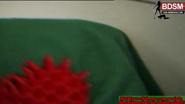 Sexy German Domina Dominates Crossdressing Slave in BDSM Scene