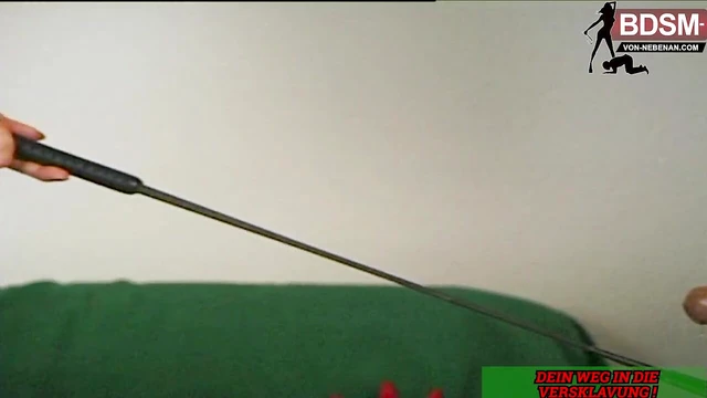 Sexy German Domina Dominates Crossdressing Slave in BDSM Scene