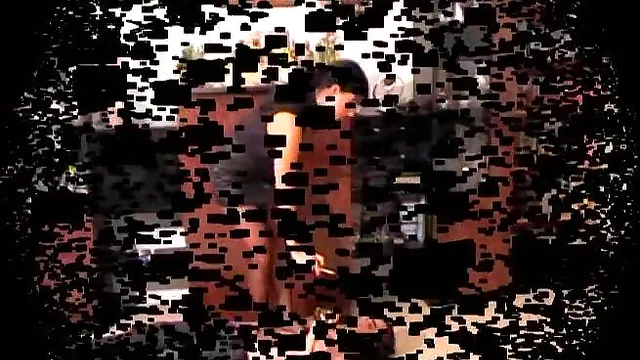 Denisa Wears Tight Nylons While Dominantly Trampling Her Victim's Body