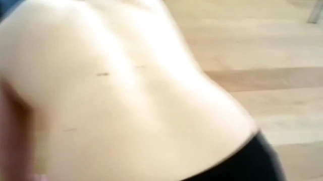 Dominant Mistress Kicks Submissive Slave's Ass Hard While He Begs For More