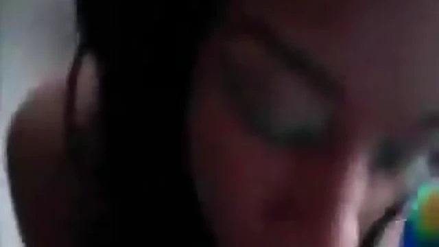 Hot Black Babe Receives Facial Cumming in Homemade Video Close-Up