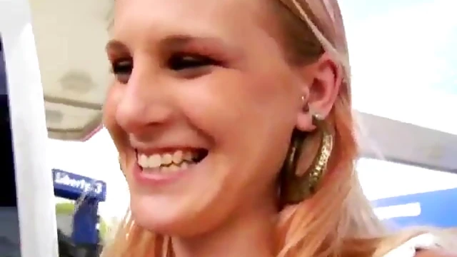 Amateur Cutie Gets Her Smooth Pussy Fucked Hard Inside Van For Money