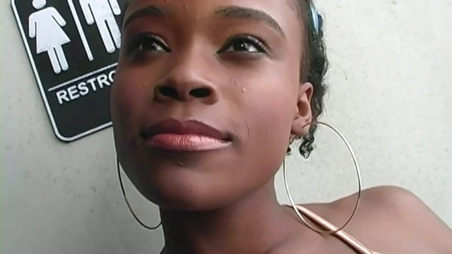 Sexy Ebony Babe Tempts You In With Her Luscious Body Before Riding Your Cock Hard