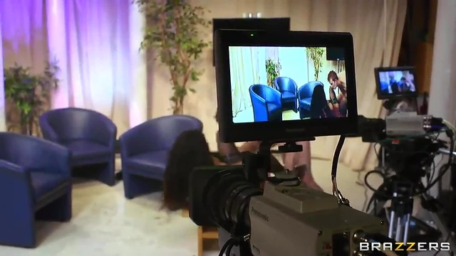 Sizzling Ebony in Nylon Stockings Gives Epic Blowjob Then Takes It Deep