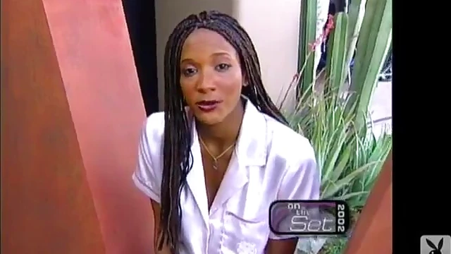 Sexy African Goddess Serria Rides a Massive Dildo in Steamy Action