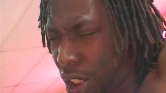 Seductive Ebony Beauty Takes on a Massive Black Man's Cock Deeply