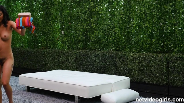 Sexy Brunette Maya Takes Hard Stranger Cock at Casting Today