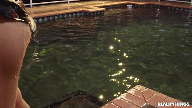 Sultry Ebony Beauty Julianna Drops Panties for Steamy White Cock Ride