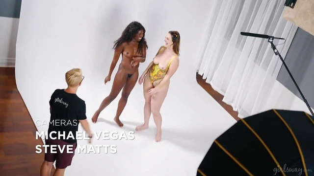 Cute Models AnaFoxxx & SiriDahl Share Passionate Interracial Lesbian Moments Together