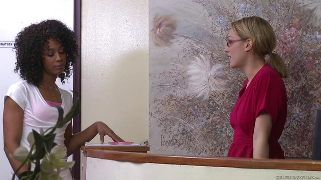 Sensual Ebony Lesbian Enjoys Getting Her Smooth Pussy Passionately Fingered