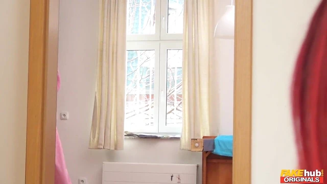 Sultry Cuttie Gives Blowjob While Cleaning House Floor Seductively