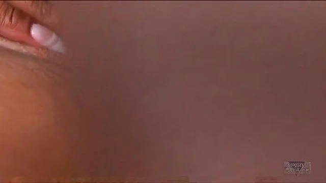 Sensuous Ebony Sweetheart Enjoying Creamy Moments With Her Lover