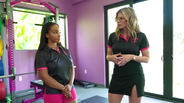 Stunning FFM Threesome Featuring Sexy Cory Chase & Lily Starfire Action