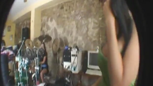 Seductive Foxy Brunette Climbs In The Car For A Steamy Backseat Encounter