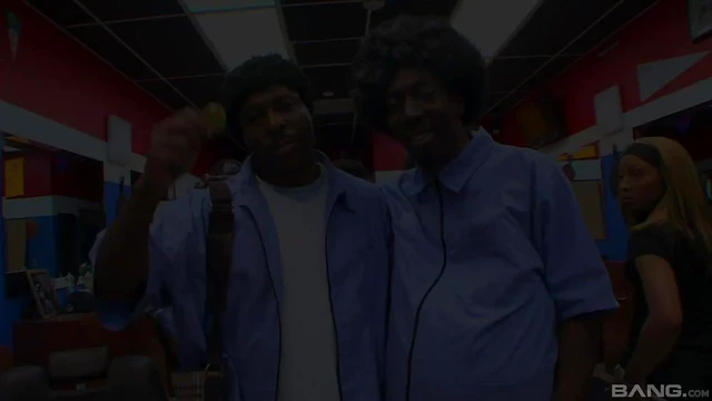 Seductive Ebony Beauty Enjoys Passionate Fucks from Barber Without Mercy