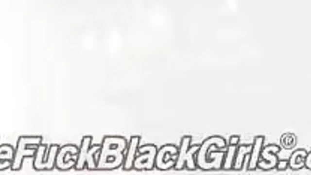 Sultry Black Beauty Fucks Multiple White Guys Passionately at Bar