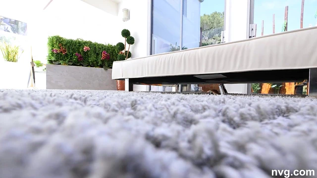 Sexy Orange Lingerie Babe August Thrills in Tempting Sex Scene