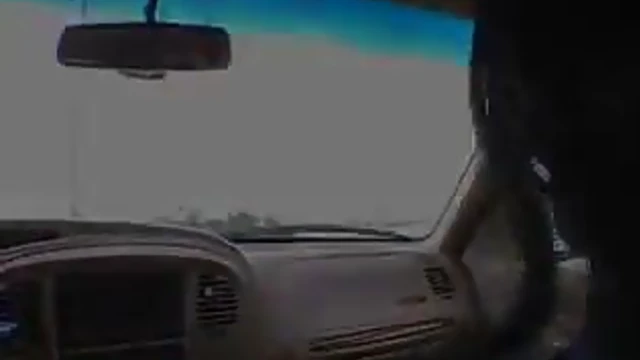 Sexy Curvy Lady Shows Her Big Black Boobs Inside The Car