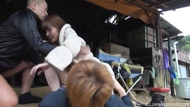 Sizzling Kinky Threesome With Alluring Chick Rei Aimi's Passionate Night