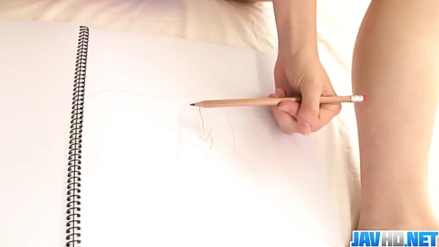 Arisa Nakano Enjoys Staring At Her Beautiful Wet Pussy Close-Up