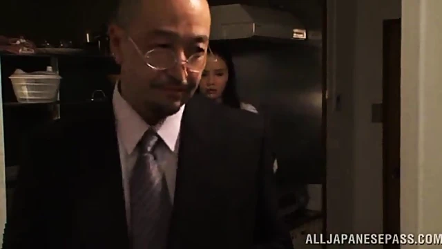 Asian Beauty Gets Laid Out On Table For Rough Hard Bang Fest