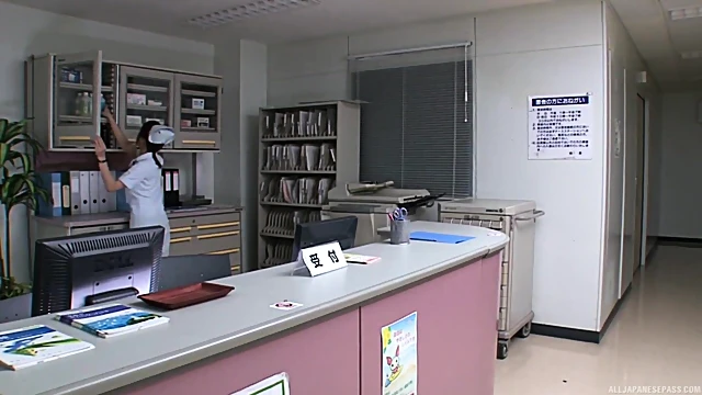 Sneaky Nurses Get Steamy Lesbian Action After Office Shift Ends