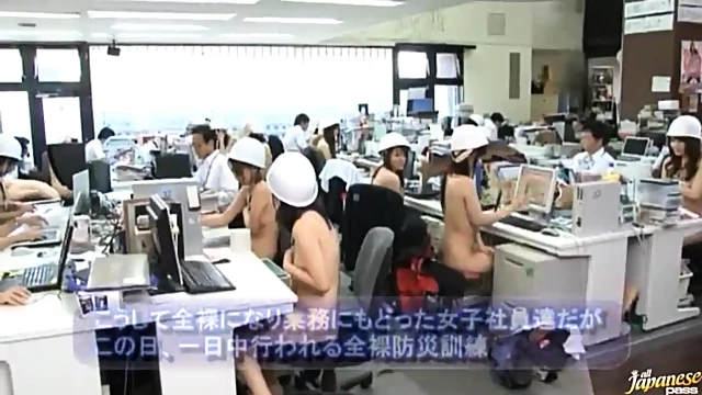 Office Temptation, Sexy Colleagues Get Down To Work Nakedly