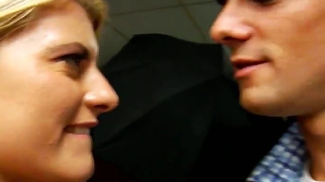 Blonde Office Amateur Gets Fucked Hard by Boss in Secret Place