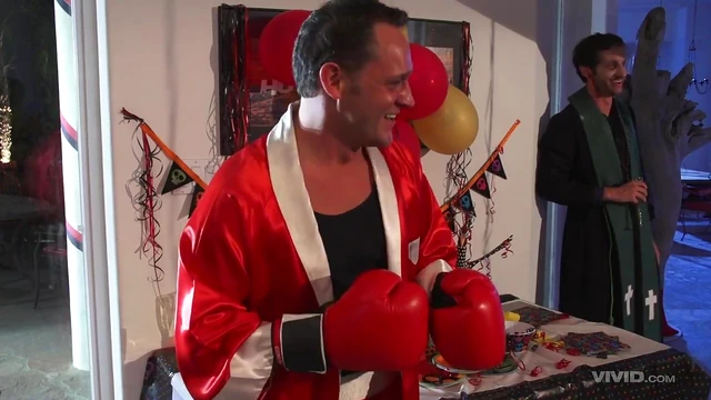 Ebony Cowgirl Licks Mate While Getting Throbb'd Doggy Style in FFM Action