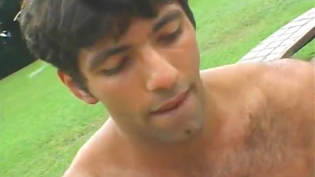 Carlos Fucks Hot Slut Luana Insatiably Near the Poolside Action