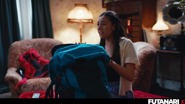 Transgender Surprise: Shelena's Magical Futa Growth in Hot Threesome Action