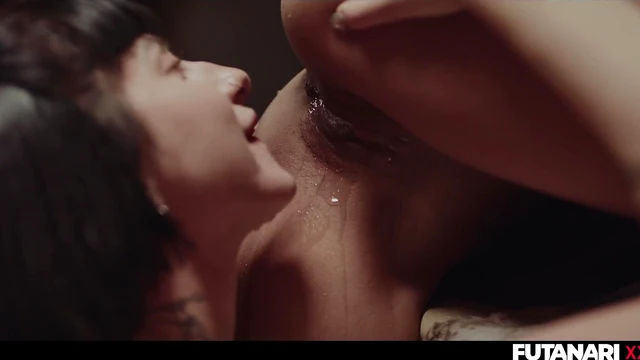 Seductive Tranny Ghost Fucks Ebony Beauty Lia Lin With Passionate Cumshots