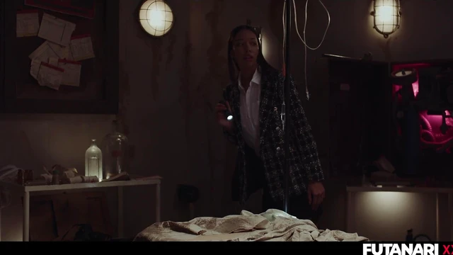 Seductive Tranny Ghost Fucks Ebony Beauty Lia Lin With Passionate Cumshots